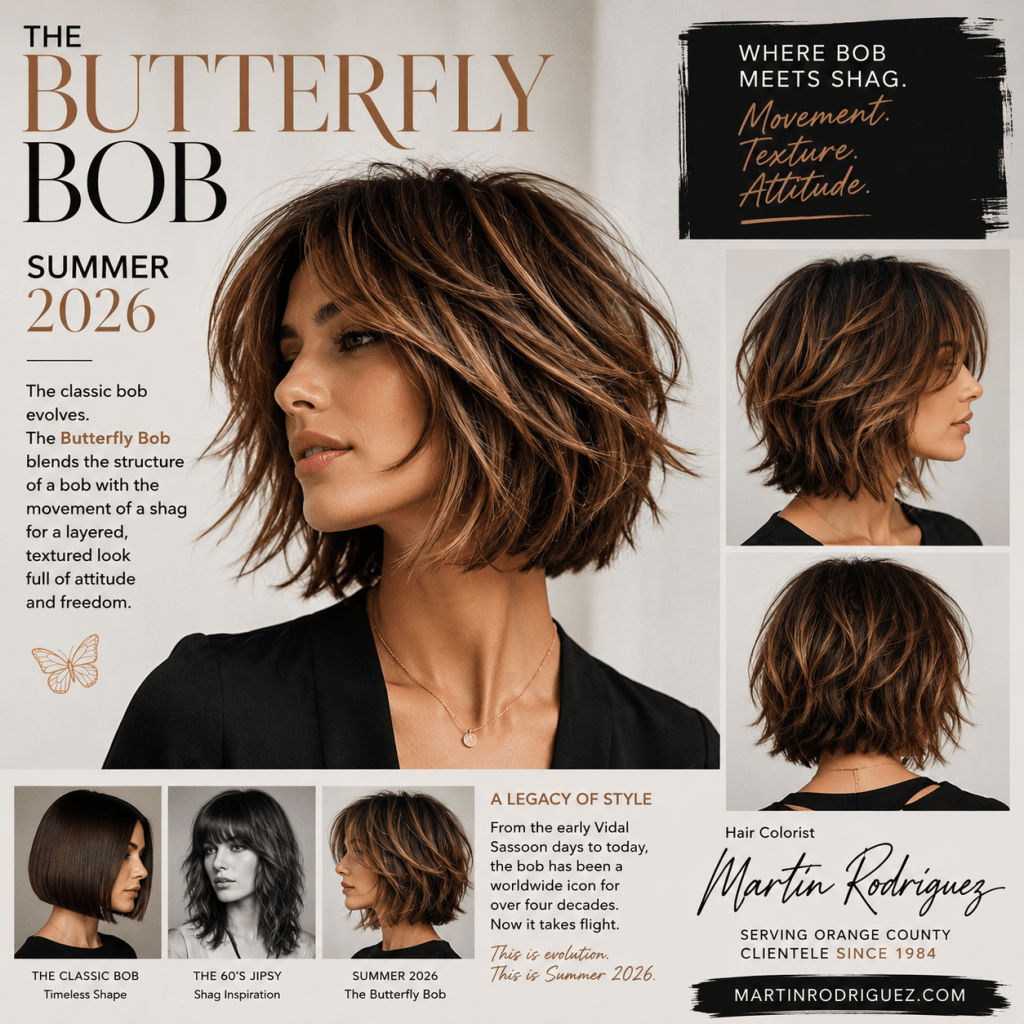 A hair cut with attitude the butterfly&nbsp;Bob